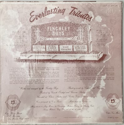 Lot 11 - FINCHLEY BOYS - EVERLASTING TRIBUTES LP (US BLUES/ PSYCH - GOLDEN THROAT - LP S 200-19)