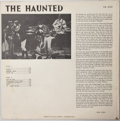 Lot 29 - THE HAUNTED - S/T LP (CANADIAN GARAGE - TRANS WORLD - TW-6701)