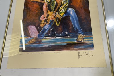 Lot 401 - THE ROLLING STONES - SIGNED ARTIST PROOF PRINT.