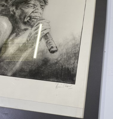 Lot 403 - THE ROLLING STONES - RONNIE WOOD - SIGNED LIMITED EDITION PRINT - MICK.