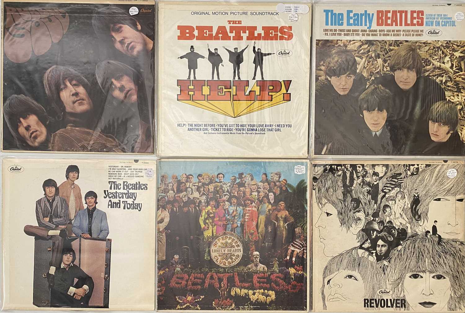 Lot 40 - THE BEATLES - US STUDIO ALBUMS LP COLLECTION