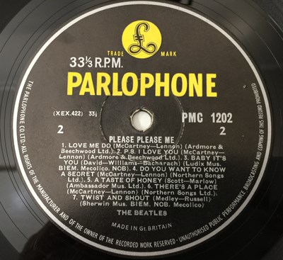 Lot 42 - THE BEATLES - PLEASE PLEASE ME LP (UK MONO 3RD PRESS - PARLOPHONE - PMC 1202)