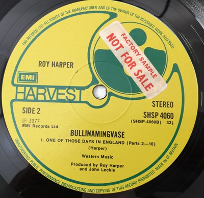 Lot 55 - ROY HARPER - 1970-1975 PROMO LP BOX SET (7 ALBUM SET INC PROMO 7" + FACTORY SAMPLE LPs)