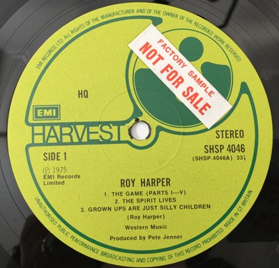 Lot 55 - ROY HARPER - 1970-1975 PROMO LP BOX SET (7 ALBUM SET INC PROMO 7" + FACTORY SAMPLE LPs)
