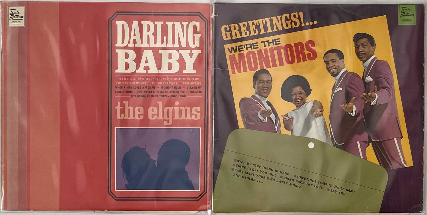 Lot 148 - THE MONITORS/THE ELGINS - ORIGINAL UK (PRESSING) TAMLA MOTOWN LPs