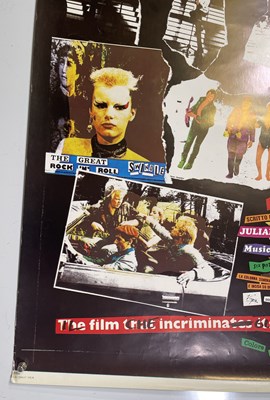 Lot 502 - THE SEX PISTOLS - GREAT ROCK N ROLL SWINDLE ITALIAN POSTER.