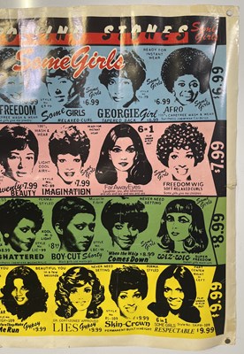 Lot 363 - THE ROLLING STONES - A 'SOME GIRLS' POSTER.