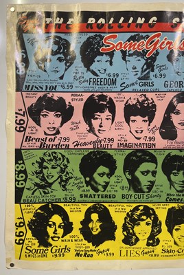 Lot 363 - THE ROLLING STONES - A 'SOME GIRLS' POSTER.