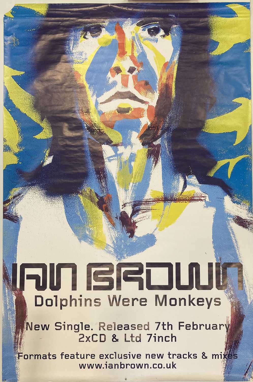 Lot 292 - IAN BROWN POSTER AND SIGNED PAGE