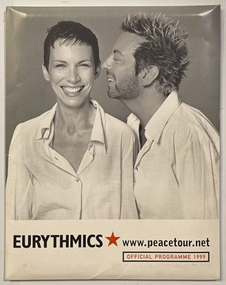 Lot 351 - EURYTHMICS - SIGNED 1999 CONCERT POSTER.