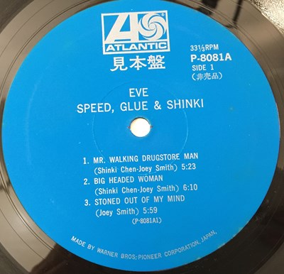 Lot 191 - SPEED, GLUE & SHINKI - EVE LP (OG 'BLUE LABEL' PROMO - P-8081A)