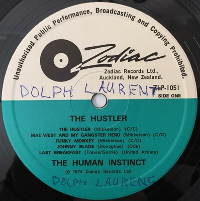 Lot 189 - THE HUMAN INSTINCT - THE HUSTLER LP (ZODIAC - ZLP-1051)