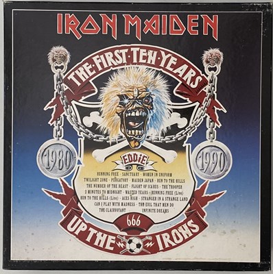 Lot 182 - IRON MAIDEN - THE FIRST TEN YEARS UP THE IRONS BOX SET (EMI - IRN 1 - 10)