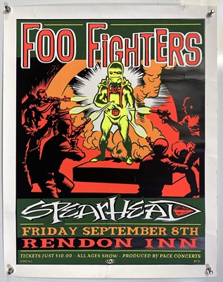 Lot 318 - FOO FIGHTERS - A 1995 CONCERT POSTER.