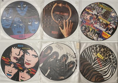 Lot 175 - KISS - LIMITED EDITION PICTURE DISKS - DUTCH PRESSINGS