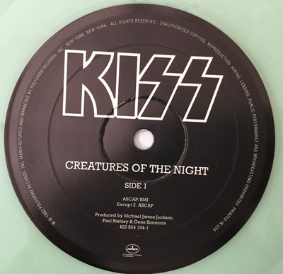 Lot 176 - KISS - CREATURES OF THE NIGHT ('GLOW IN DARK' RE - 422824154-1)
