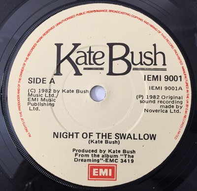 Lot 172 - KATE BUSH - NIGHT AT THE SWALLOW 7" (IEMI 9001)