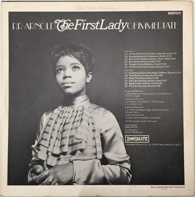 Lot 137 - P. P. ARNOLD - THE FIRST LADY OF IMMEDIATE LP (OG STEREO - IMMEDIATE - IMSP 011)