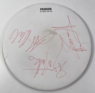 Lot 272 - PLACEBO - A SIGNED DRUM SKIN.