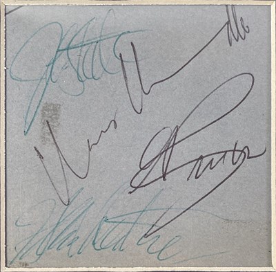 Lot 275 - 1960S STARS AUTOGRAPHS INC THE BYRDS / MOODY BLUES / THE ANIMALS.