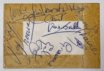 Lot 275 - 1960S STARS AUTOGRAPHS INC THE BYRDS / MOODY BLUES / THE ANIMALS.