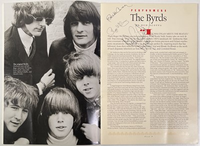 Lot 275 - 1960S STARS AUTOGRAPHS INC THE BYRDS / MOODY BLUES / THE ANIMALS.