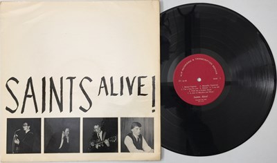 Lot 141 - THE SAINTS - SAINTS ALIVE! LP (ROCK N ROLL - MJB RECORDING - BEV LP 127)