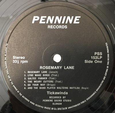 Lot 142 - TICKAWINDA - ROSEMARY LANE LP (ORIGINAL UK COPY - PENNINE RECORDS PSS 153 LP)