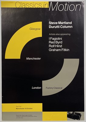 Lot 139 - HACIENDA - CLASSICS IN MOTION POSTER.