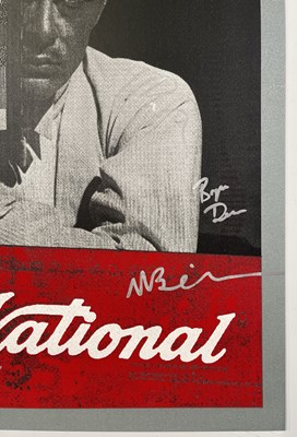 Lot 141 - THE NATIONAL - FULLY SIGNED LIMITED EDITION CONCERT POSTER.