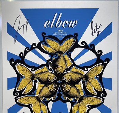 Lot 142 - ELBOW - SIGNED LIMITED EDITION LONDON CONCERT POSTER.