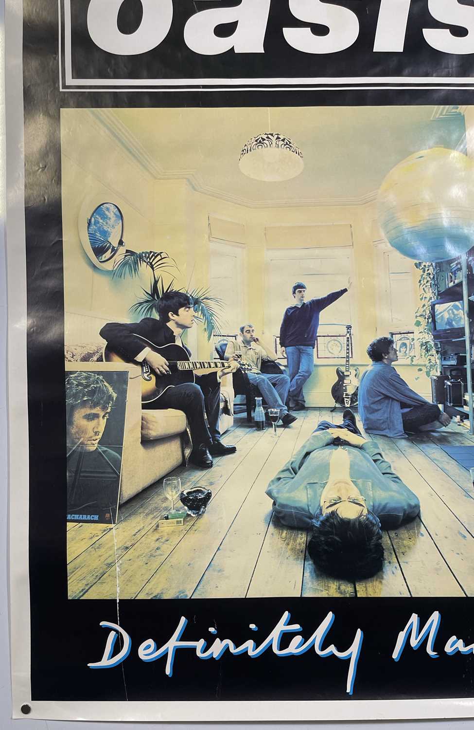 Lot 530 OASIS DEFINITELY MAYBE POSTER Lot 530 OASIS DEFINITELY MAYBE POSTER