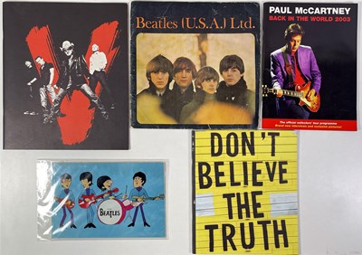 Lot 115 - CONCERT PROGRAMMES - INC 1960S BEATLES TOURS.