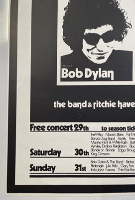 Lot 143 - BOB DYLAN - ISLE OF WIGHT FESTIVAL C 1970S REPRINT.