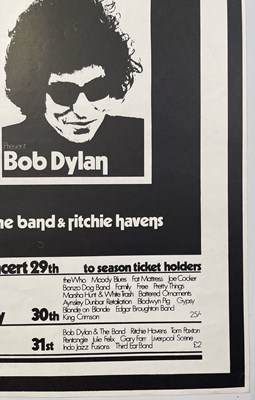 Lot 143 - BOB DYLAN - ISLE OF WIGHT FESTIVAL C 1970S REPRINT.