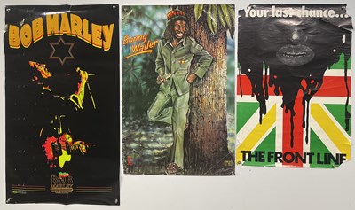 Lot 145 - REGGAE POSTERS INC BOB MARLEY.