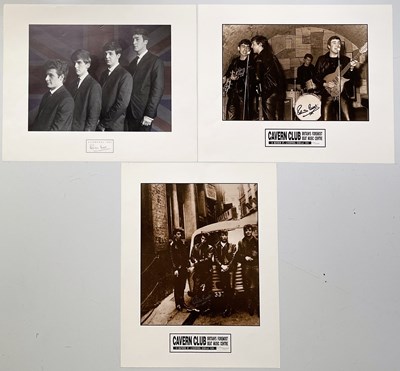 Lot 391 - THE BEATLES INTEREST - PETE BEST SGNED PRINTS.