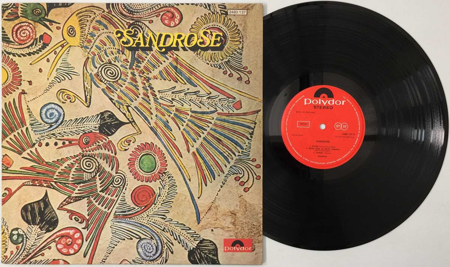 Lot 156 - SANDROSE - SANDROSE LP (UK POLYDOR - 2480 137)