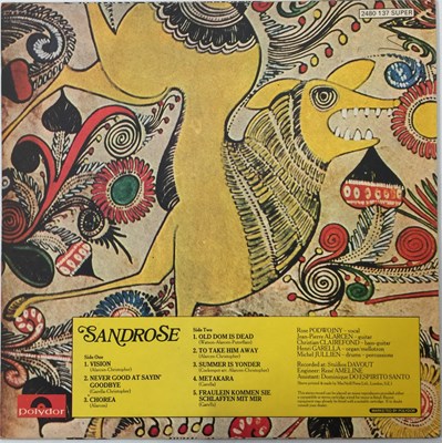 Lot 156 - SANDROSE - SANDROSE LP (UK POLYDOR - 2480 137)