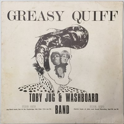 Lot 111 - TOBY JUG & WASHBOARD BAND - GREASY QUIFF LP (DEROY STUDIOS - TLP01)