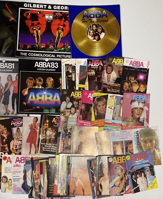 Lot 92 - ASSORTED MUSIC MEMORABILIA INC ABBA FAN CLUB / MADONNA SEX BOOK.
