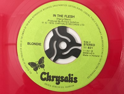 Lot 213 - BLONDIE - DENIS 7" (CHRYSALIS 11 821 - RED VINYL)