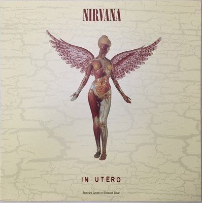 Lot 169 - NIRVANA - IN UTERO LP (US OG - CLEAR VINYL - GEFFEN DGC-24607)