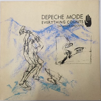 Lot 237 - DEPECHE MODE - EVERYTHING COUNTS 12" (GERMAN CLEAR VINYL - MUTE - INT 126.813)