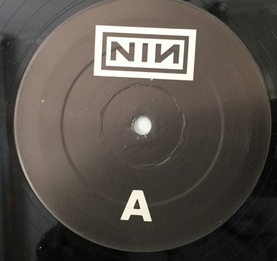 Lot 232 - NINE INCH NAILS - HEAD LIKE A HOLE 12" (ORIGINAL UK PROMO WITH PRESS RELEASE/PACK - 12 IS 484DJ)