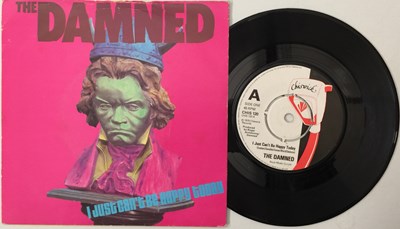 Lot 243 - THE DAMNED - I JUST CAN'T BE HAPPY 7" (UK DJ PROMO - CHISWICK - CHIS 120)
