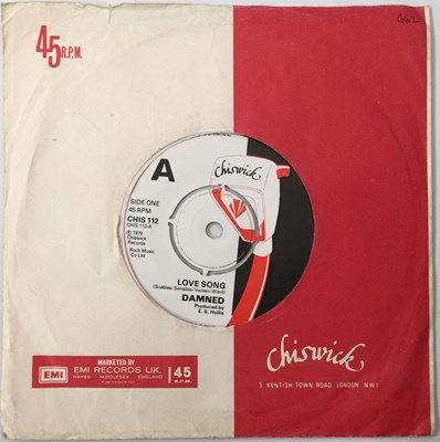 Lot 244 - THE DAMNED - LOVE SONG 7" (UK DEMO - CHISWICK - CHIS 112)
