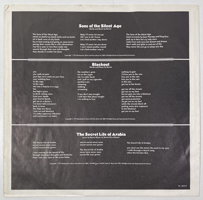 Lot 461 - DAVID BOWIE - SIGNED HEROES INNER SLEEVE.