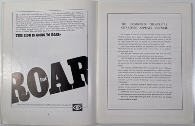 Lot 380 - THE BEATLES - 'NIGHT OF THE HUNDRED STARS' 1964 CONCERT PROGRAMME, LENNON DESIGNED COVER.