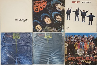Lot 69 - THE BEATLES/ THE ROLLING STONES - RUSSIAN PRESSED LP PACK